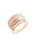 Anel de Ouro Estrela Spacious Feminino 3 Cores