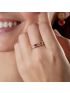 Anel Feminino de Ouro 18k Pedras