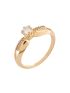 Anel Feminino de Ouro 18k Solitário