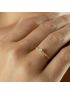 Anel Feminino de Ouro 18k Solitário