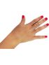 Anel de Ouro 18k Cobra Unissex com Rubi