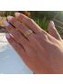 Anel de Ouro 18k Tricolor Feminino Flores