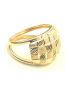 Anel em Ouro Feminino 18k Abaulada King