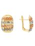 Brinco de Ouro 18k Feminino Anello Lucido