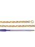 Corrente Ouro Feminina 18k Meticulosa tricolor - 50 cm 