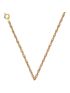 Corrente em Ouro 18k Feminina 18k tricolor Sottile Anello- 50 cm