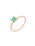 Anel de Ouro 18k Feminino com Pedras