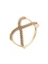 Anel de Ouro 18k X com Pedras