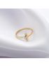 Anel de Ouro 18k com Cruz e Cristo Pequeno