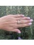 Anel de Ouro 18k Feminino Tricolor Diagonale