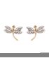 Brinco de Ouro 18k Libélula