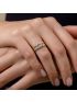 Par Aparador Aliança Scacchi De Ouro 18k Para Noivado E Casamento 2 Peças