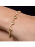 Pulseira de Ouro 18k com Coração