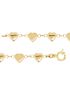 Pulseira de Ouro 18k com Coração
