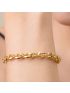 Pulseira de Ouro 18k Portuguesa Elo Hexagonal