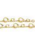 Pulseira de ouro 18k Portuguesa com corações vazados