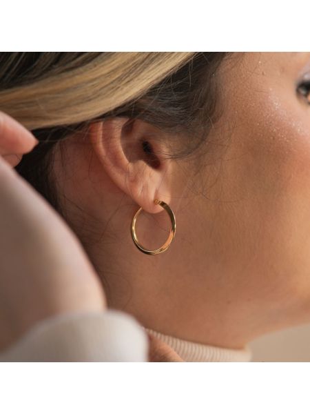 Brinco de Ouro 18k Argola