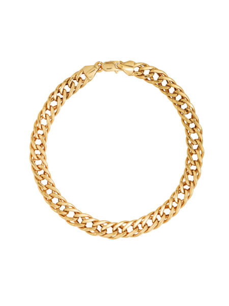 Pulseira Masculina de Ouro 18k Romana Nil