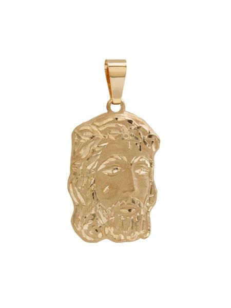 Pingente de Ouro 18k Face de Cristo Grande