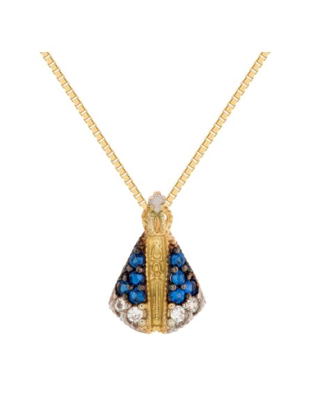 Pingente de Ouro 18k Nossa Senhora Pequena