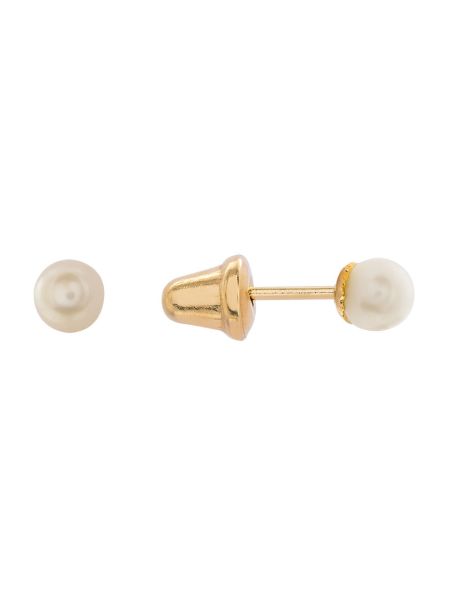 Brinco de Ouro 18k Pérola Infantil