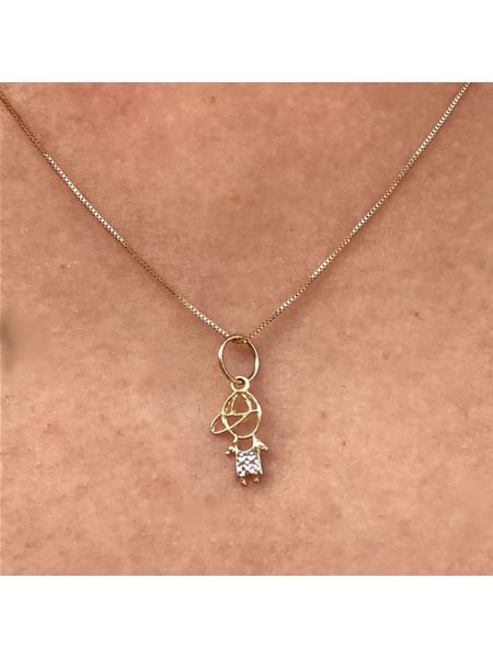 Pingente de Ouro 18k Menino