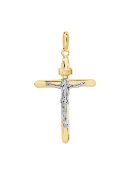 Pingente de Ouro 18k Cruz e Cristo