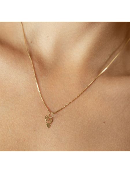 Pingente de Ouro Amarelo 18k Menina Pequeno