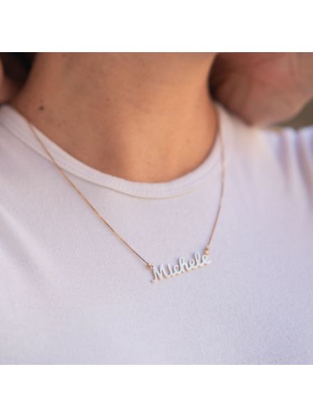 Corrente de Ouro 18k com Nome
