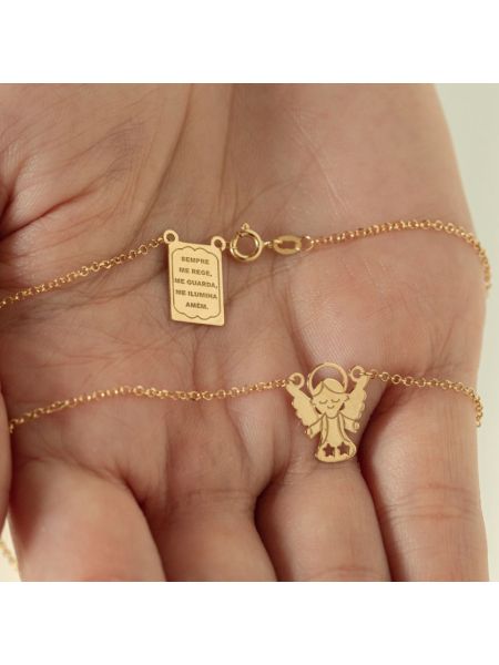 Corrente de Ouro 18k Escapulário