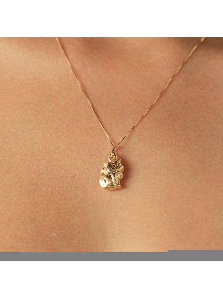 Pingente de Ouro 18k Gato