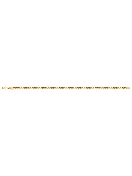Pulseira de Ouro18k Grumet Achatada