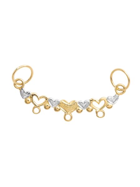 Pingente de Ouro 18k Canga de Coração