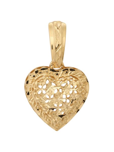 Pingente Coração Ouro 18k Cuore Bello Pequeno