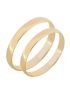 Par Aliança de Ouro 18k Abaulada 2.70mm 3g