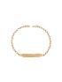 Pulseira de Ouro 18k Infantil Plaquinha