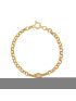 Pulseira Feminina Ouro 18k Portuguesa com Berloque