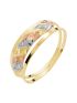Anel de Ouro 18k Bellezza Tricolore