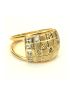 Anel de Ouro Amarelo 18k Queen Feminino