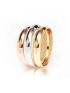 Anel de Ouro Tricolor 18k Triplo Colore