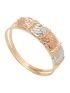 Anel de Ouro 18k Tricolor Feminino Stena