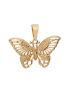 Pingente Feminino de Ouro 18k Borboleta