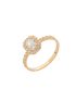 Anel de Ouro 18k Feminino com Pedras