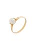Anel de Ouro 18k Feminino Pérola