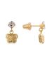 Brinco de Ouro Borboleta Infantil