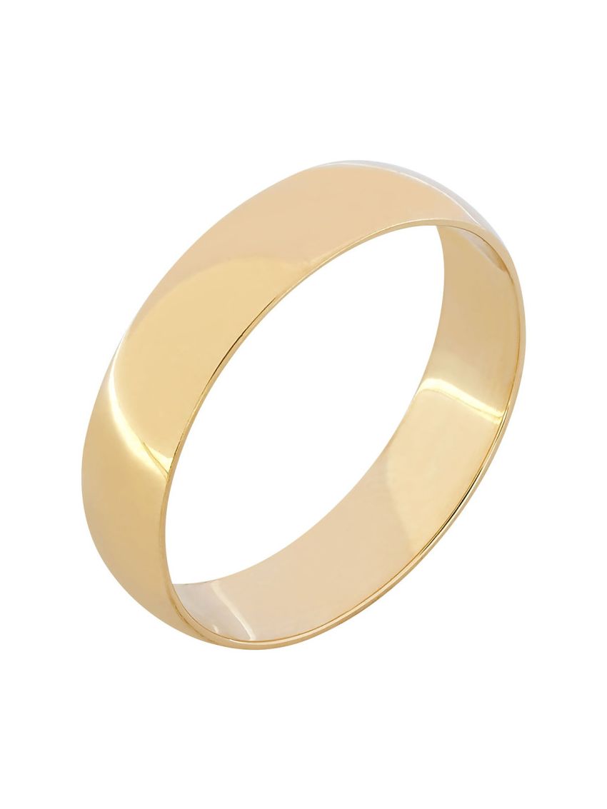 Aliança de Ouro 18k Abaulada 4.70mm 3.50g