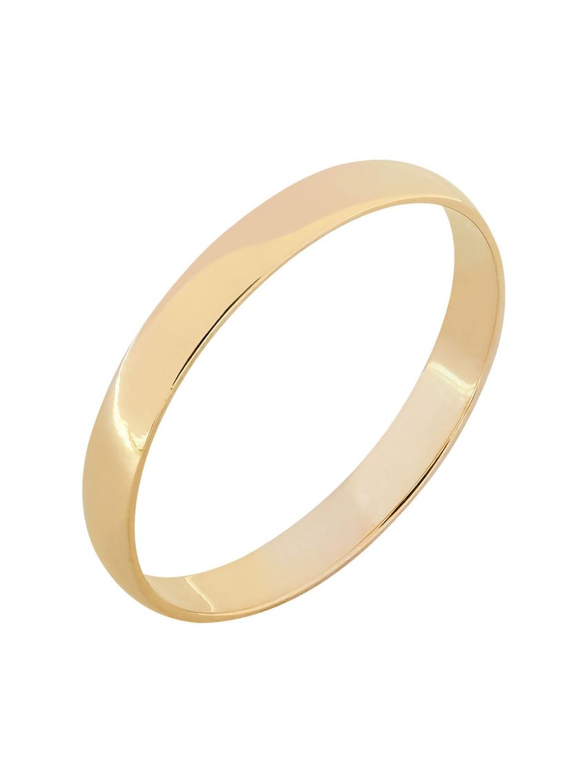 Aliança de Ouro 18k Abaulada 2.70mm 1.50g