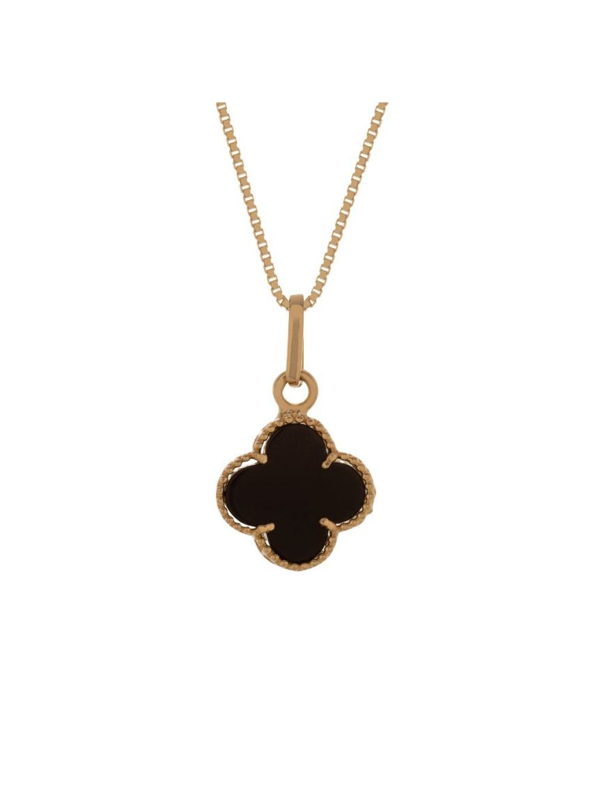 Pingente de Ouro 18k Trevo