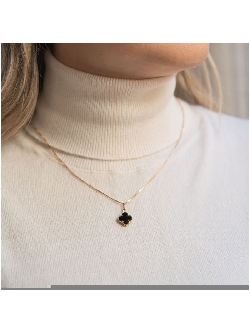 Pingente de Ouro 18k Trevo