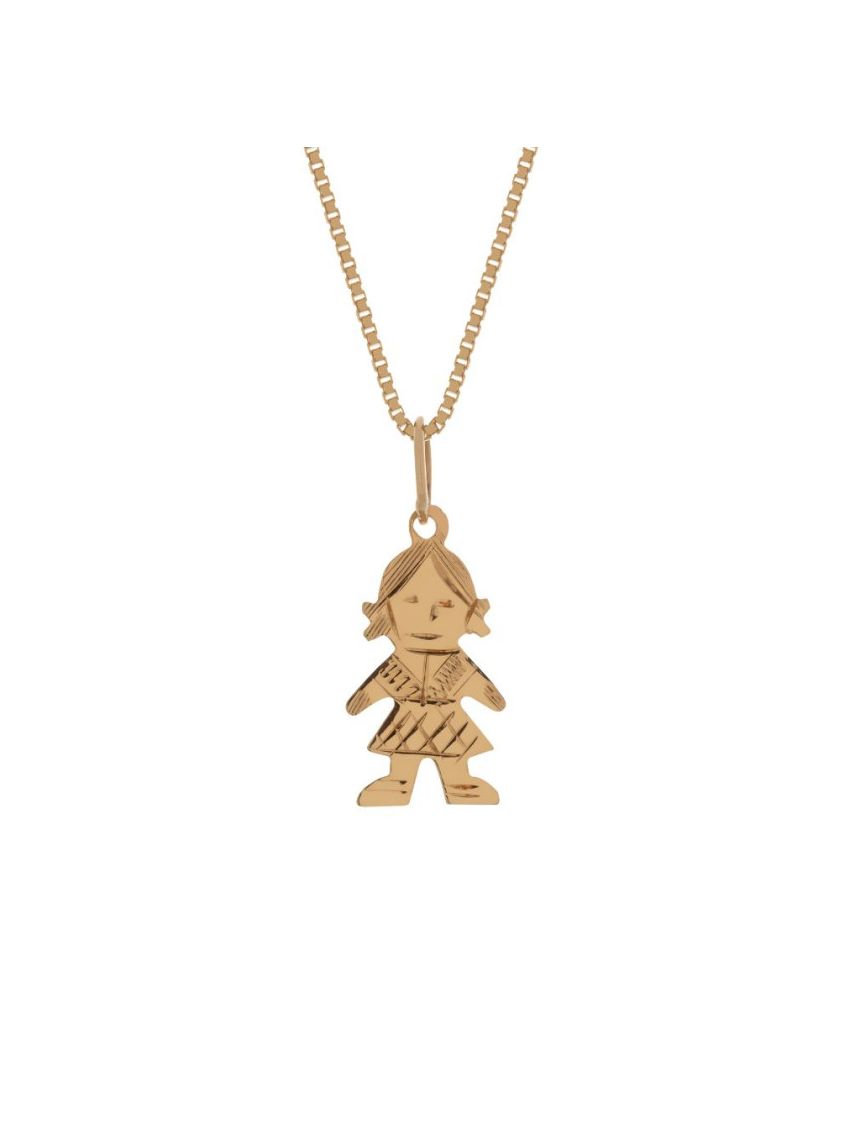 Pingente de Ouro Menina
